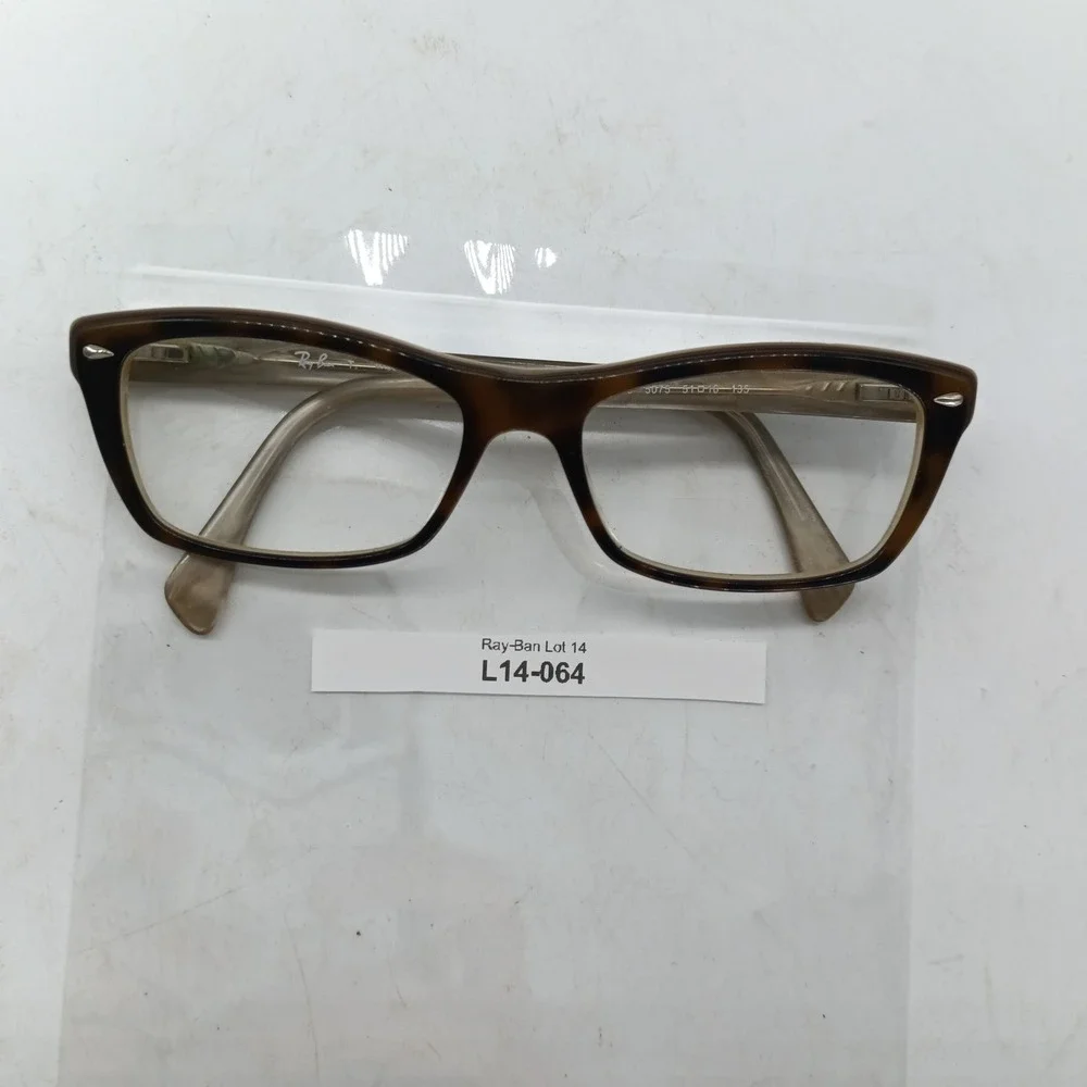 Ray-Ban RB5255 5075 Tortoise Beige 51-16-135 Cat Eye Full Rim Frames Only 64